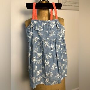 Gymboree chambray girls dress size 5 NWT